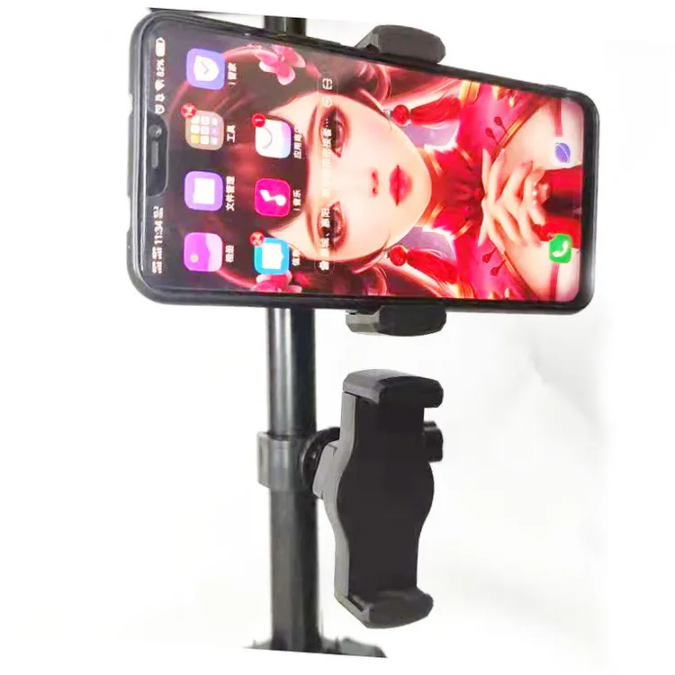 球型手机夹直播支架伸缩锁定夹三脚架扩展夹增机位夹全新发货