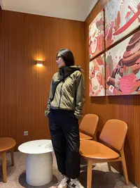 晓夏自制 "时髦鹅绒裤"水洗棉90白鹅绒防风保暖加厚休闲羽绒裤