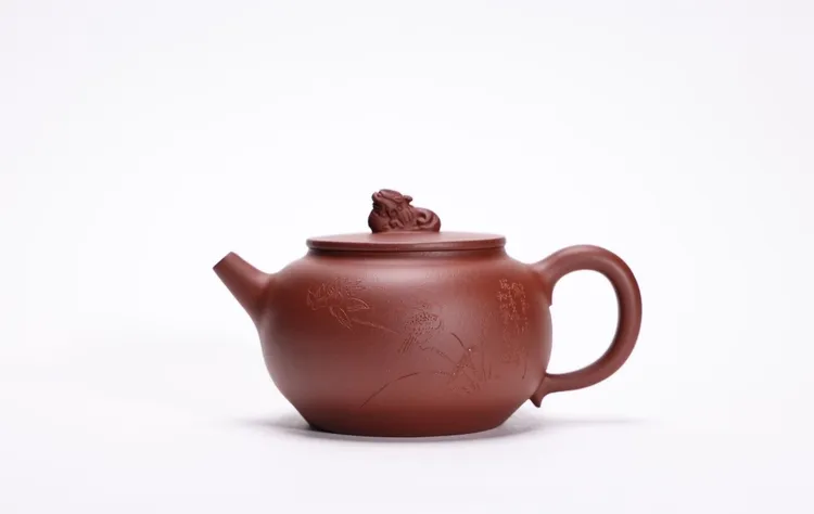 国工范忠君清水泥全手工弘道壶300cc紫砂壶纯手工泡茶壶精美手制