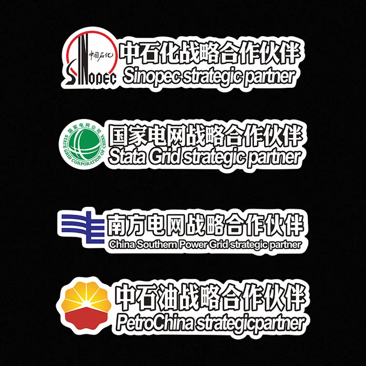 新能源电动车中石化战略合作伙伴贴纸中石油国家电网南方车贴汽车