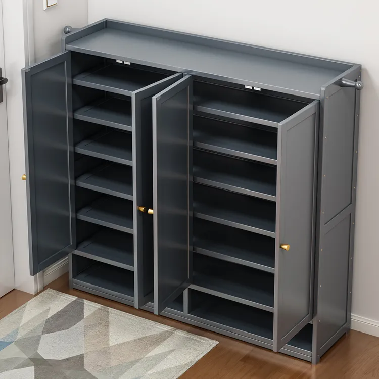 鞋架子经济型多层带门鞋柜家用门口防尘收纳架简易宿舍省空间神器