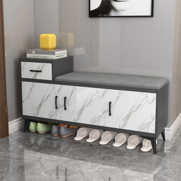 进门换鞋凳鞋柜家用门口入户穿鞋凳一体轻奢可坐式长条凳多功能凳