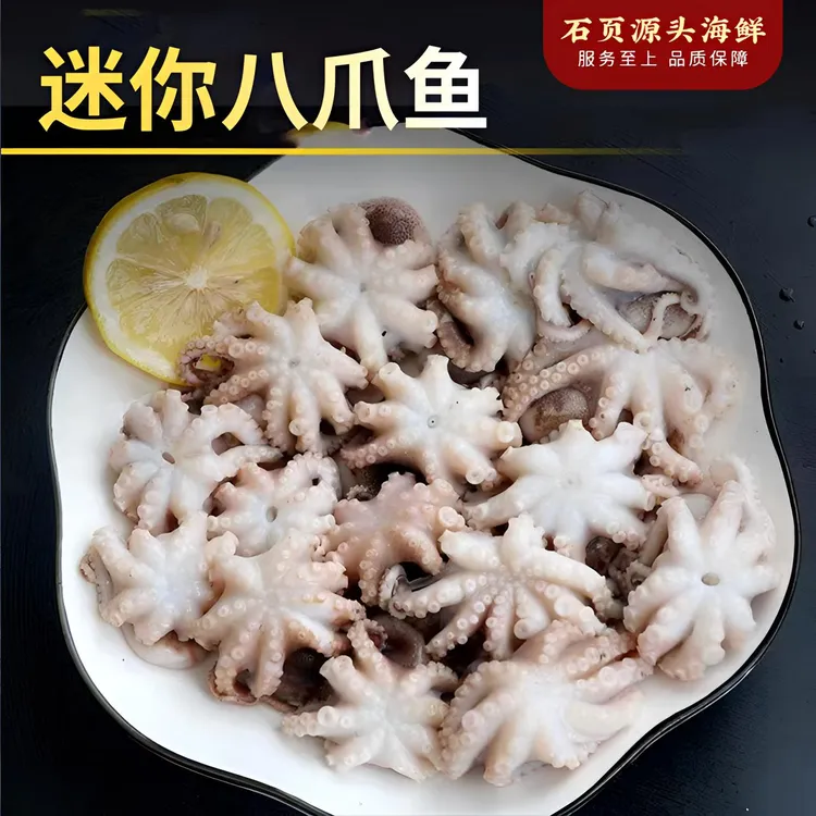 鲜活速冻迷你八爪鱼500g/包三去单冻短腿小章鱼深海捕捞新鲜食用