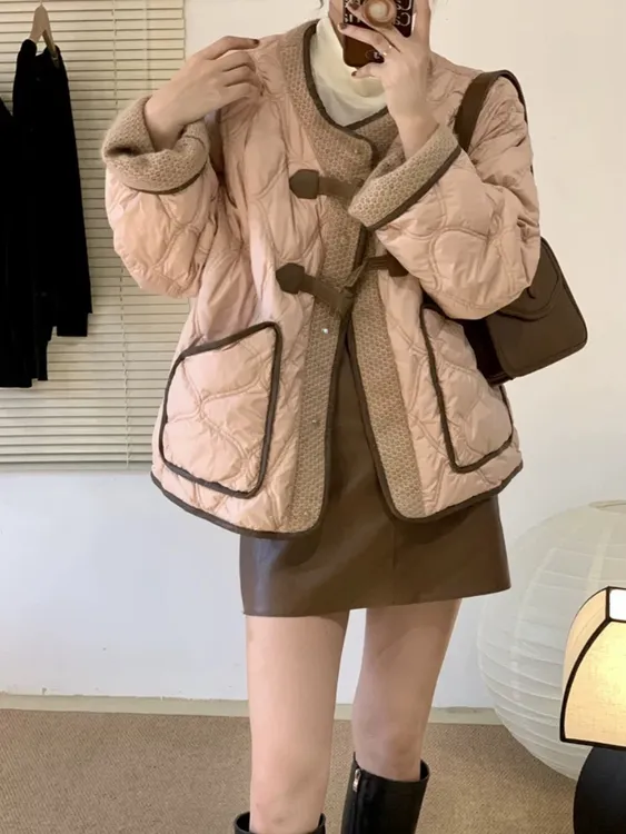 女装小香风轻薄款小羽外套360