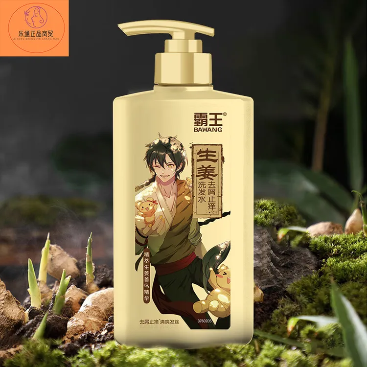 霸王生姜洗发水男士控油洗发露去屑止痒洗发液洗头膏600ml清爽