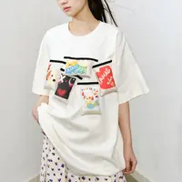 YANAG小狗棉花糖面包T恤