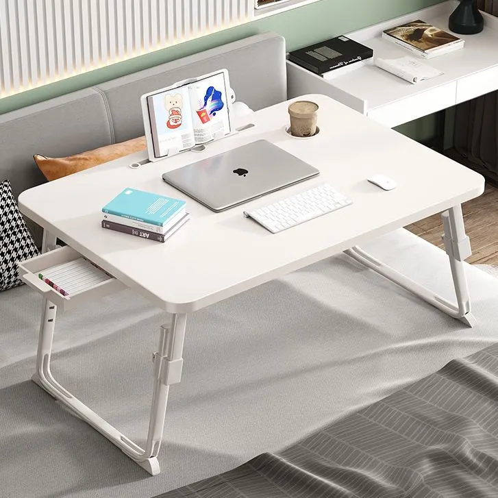 可升降床上吃饭桌可折叠餐桌卧室床上简约小桌子卧室可调节电脑桌