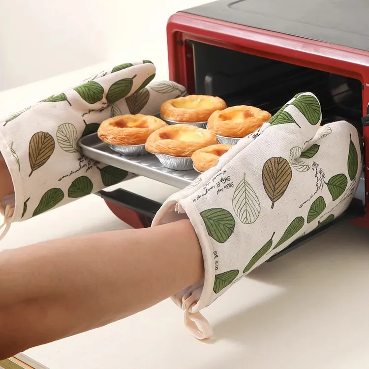 烤箱手套防烫手套加厚隔热家用微波炉手套厨房烘焙专用防滑耐高温