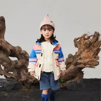 儿童男女童冲锋衣保暖羽绒服#34183425#时尚贴标羽绒两件套休闲