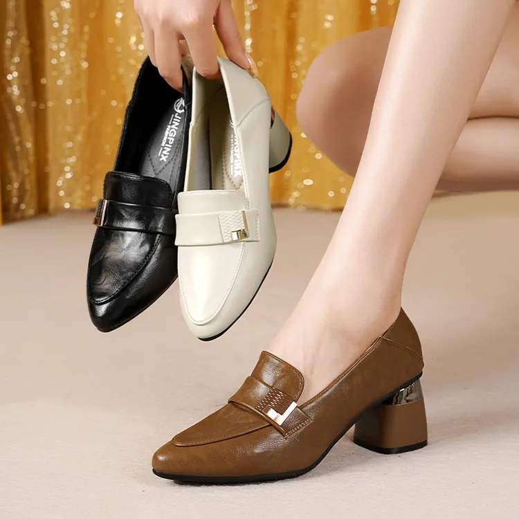 【Ciafoce纤芙森】005气质时尚百搭复古高跟尖头女士跟鞋5
