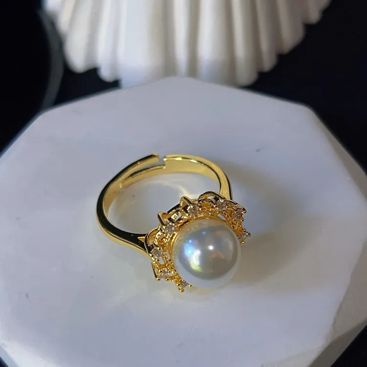 铜合金锆石戒指 哈尼西牧铜合金时尚戒指#0007373