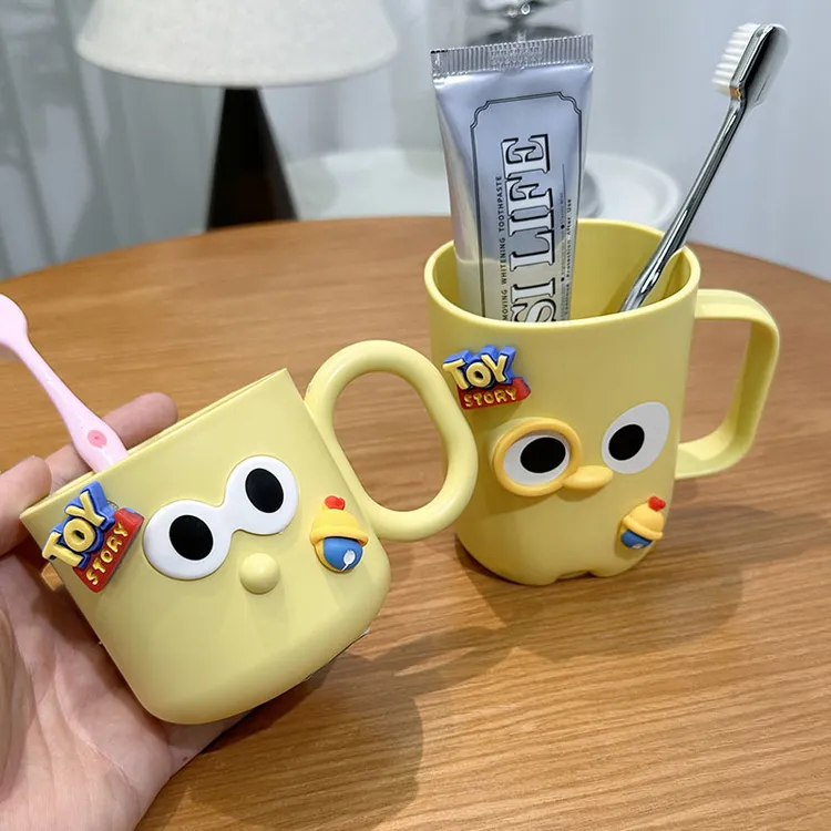 儿童刷牙杯宝宝可爱卡通2024新款杯子男女孩漱口杯牙缸家用洗漱杯