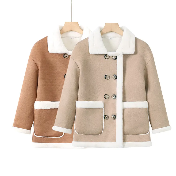 妈妈秋冬装加绒皮毛一体外套女秋冬新款洋气小个子加厚保暖小棉衣