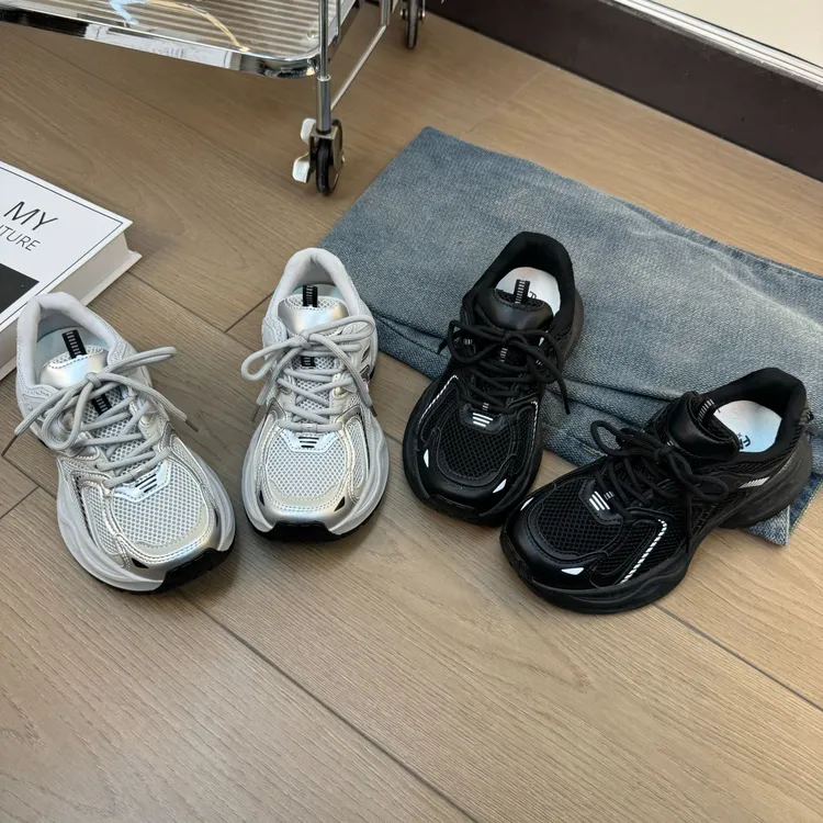 厚底加绒老爹鞋女2025冬季新款小个子增高轻便百搭运动休闲鞋女潮