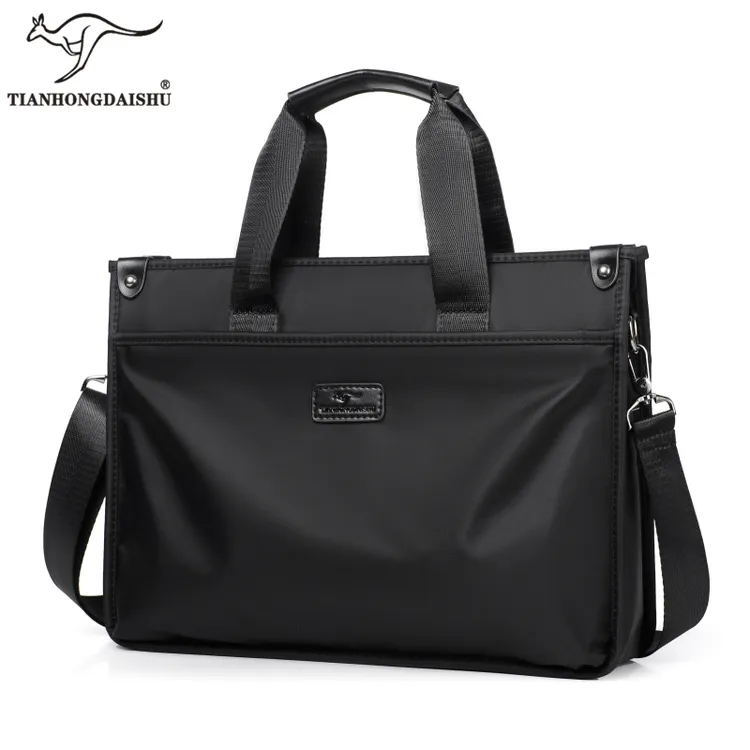 男士包包牛津布手提包男商务大容量文件公文包休闲斜挎包通用肩包
