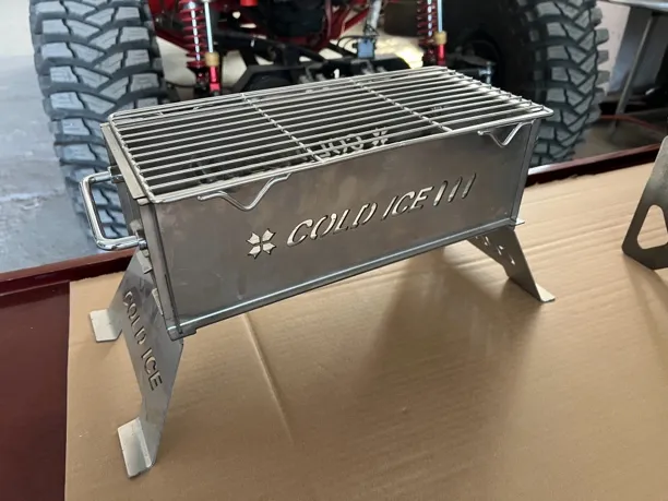 不锈钢户外烧烤炉卡片式烧烤架易清理好携带羊肉串烧烤炉烧烤架