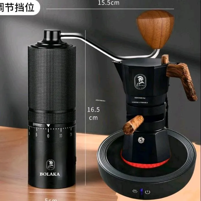 摩卡壶双阀恒温咖啡机浓缩意大利进口控温壶家用户外摩卡壶套装
