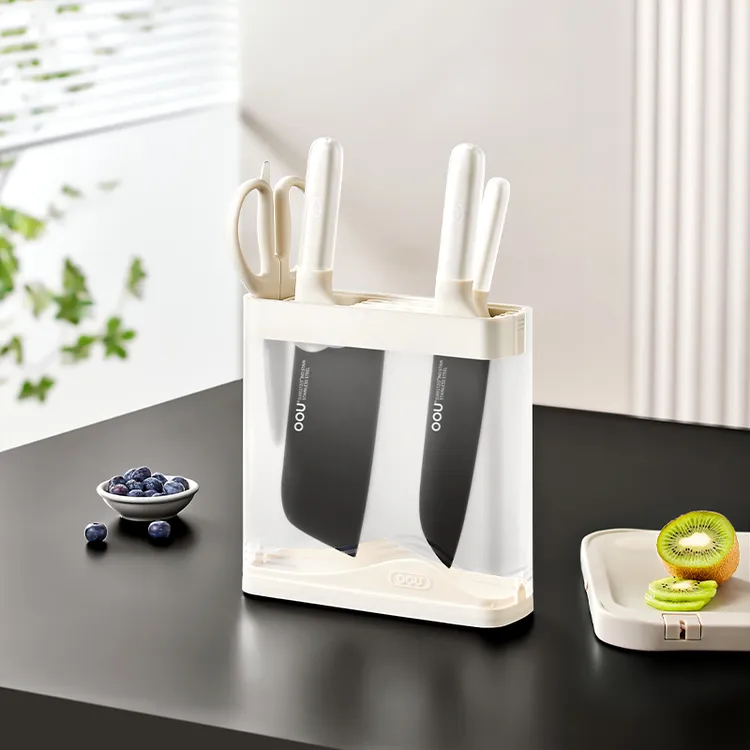OOU/欧欧优防锈抗菌刀具云朵系列五件套家用刀具套装