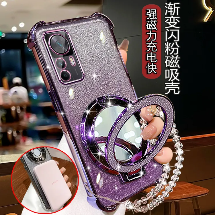 适用红米k50至尊版手机壳女潮网红RedmiK50Ultra电镀轻奢防摔软壳