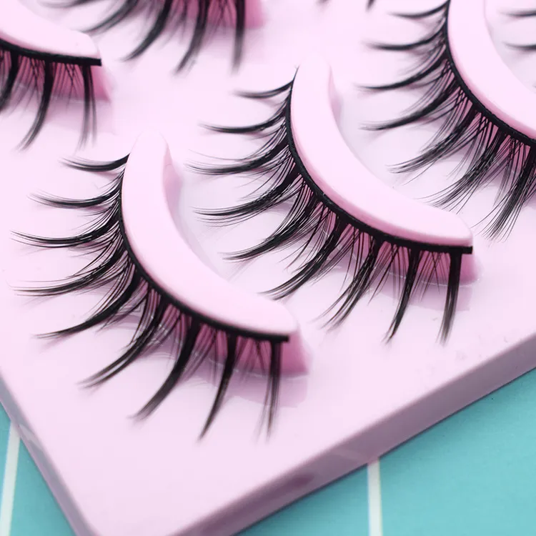 小恶魔假睫毛漫画眼芭比卷翘COS舞台浓密款交叉眼睫毛031大眼妆