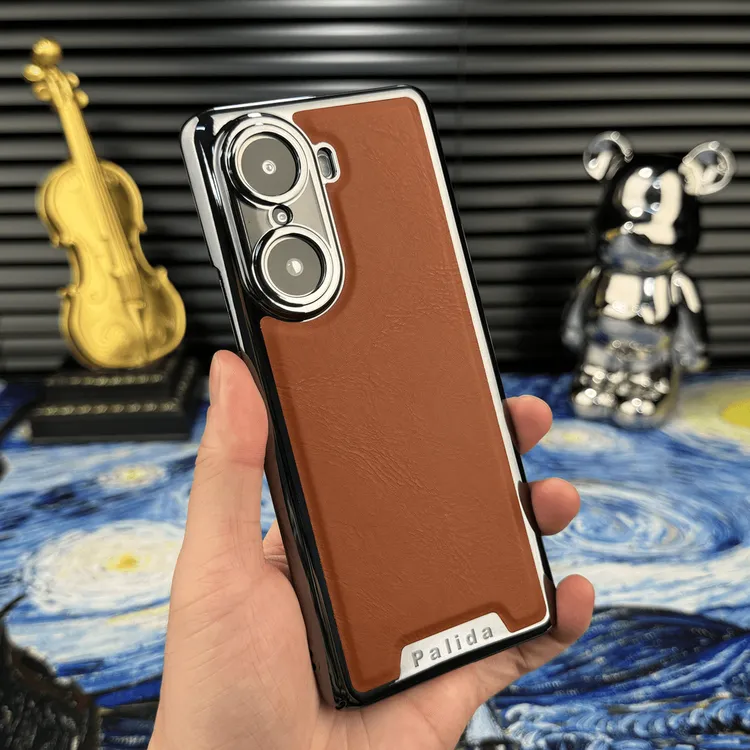 【电镀机甲贴皮边框 自带镜头保护】适用于荣耀60手机壳