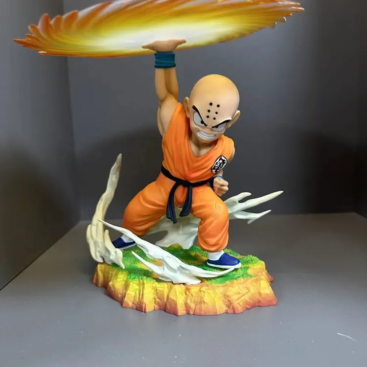 七龙珠 18cm 气元斩 克林 手办雕像摆件