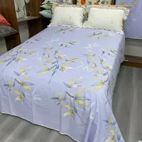  2.5米床单 加厚加密斜纹棉，柔软厚实【紫竹韵】