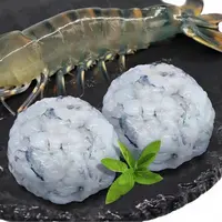 【昌萍海鲜】新鲜黑虎虾滑 虾肉含量≥95%  100g/包*10包＋2包紫菜