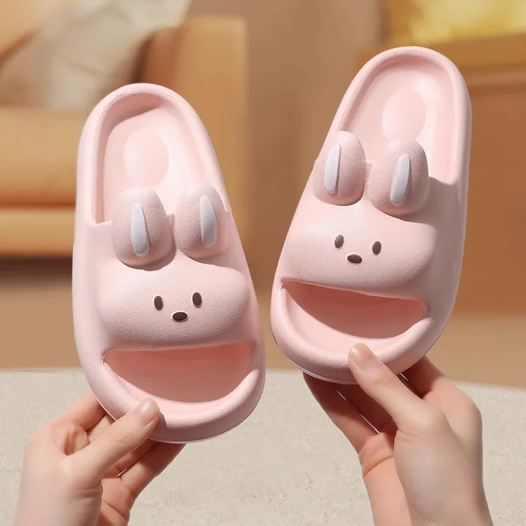 亲子款小兔子拖鞋女夏季儿童2024新款居家女童防滑可爱外穿凉拖鞋