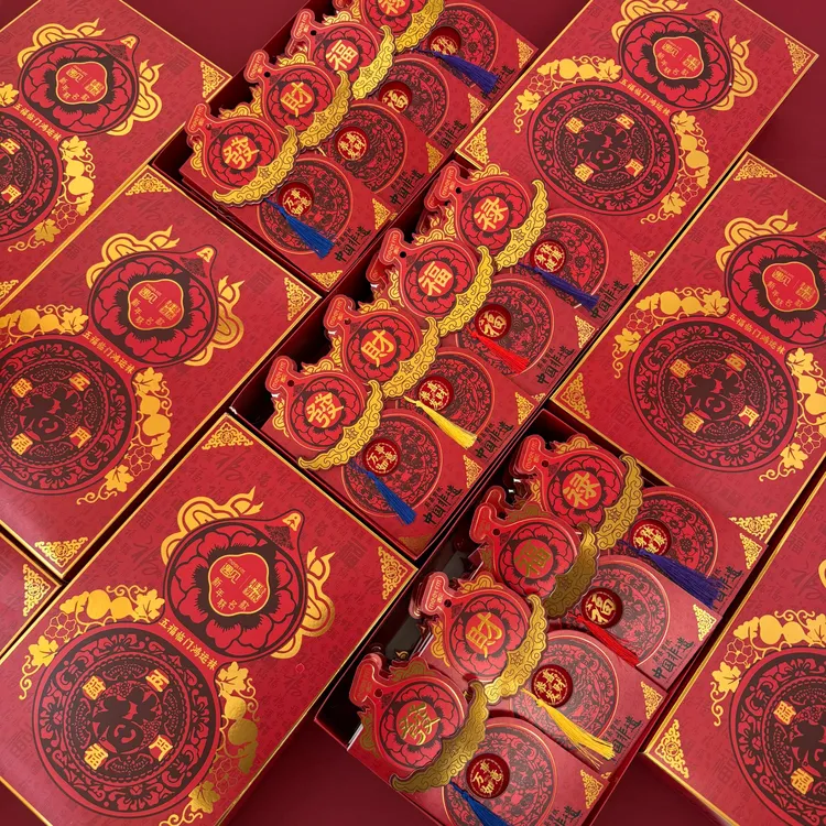 2025蛇年红袜子本命年喜庆新年袜中筒袜礼盒装