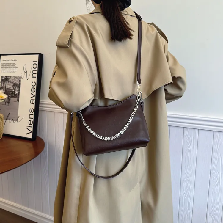 CAHRES&HEKA包包女高级流浪托特包时尚洋气单肩包小众百搭斜跨包