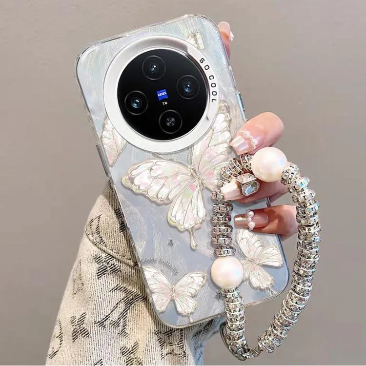 vivox100手机壳x100pro女款简约vivox100防摔防滑创意全包小清新