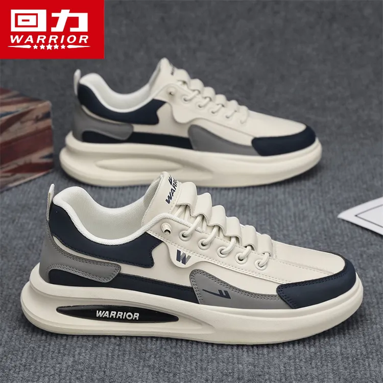 回力秋冬皮面新款男鞋时尚韩版潮流板鞋户外旅游百搭鞋低帮运动鞋