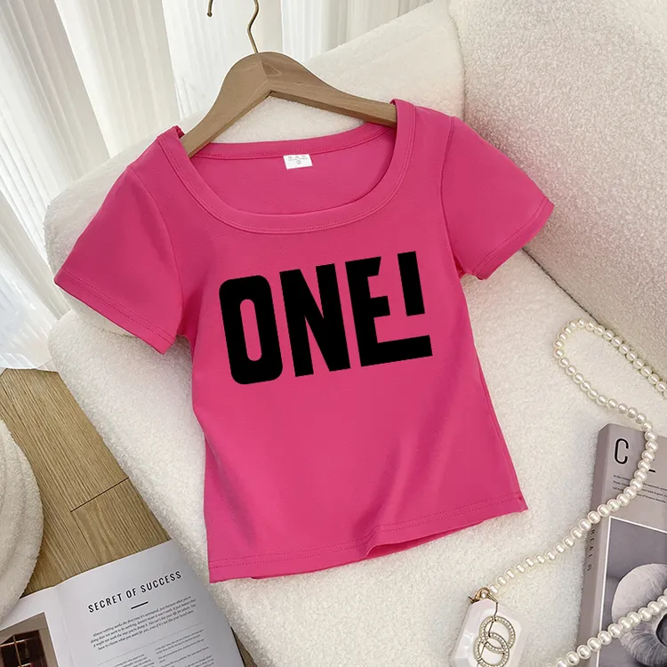 打底衫女2025夏季韩版显瘦高腰短款时尚修身t恤洋气百搭设计感