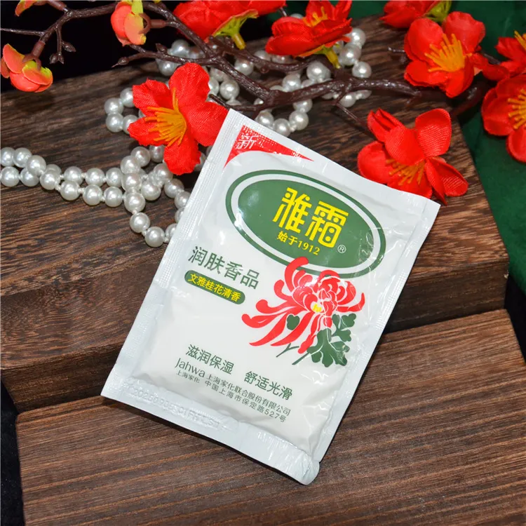 上海家化雅霜雪花膏50g袋装桂花香型保湿润肤面霜老牌国货护肤品