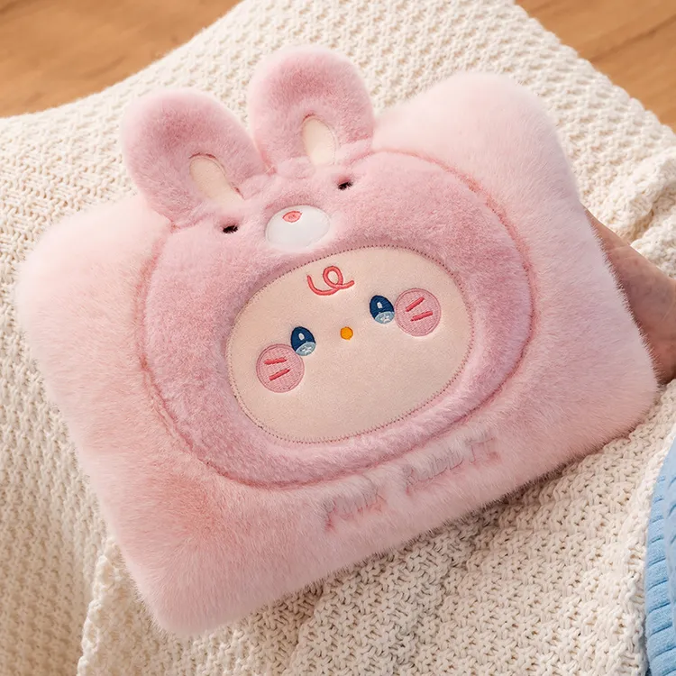 暖宝宝充电式热水袋暖手宝电暖宝毛绒可爱暖水袋可拆洗防爆电热宝