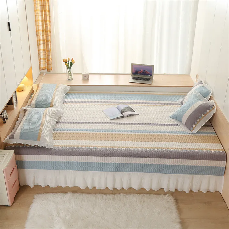 全棉印花榻榻米夹棉床单大土炕炕盖毯床盖炕单炕盖榻榻米垫可机洗