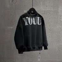 【引力kids】儿童加绒加厚秋冬宽松韩版卫衣圆领百搭高品质上衣2406