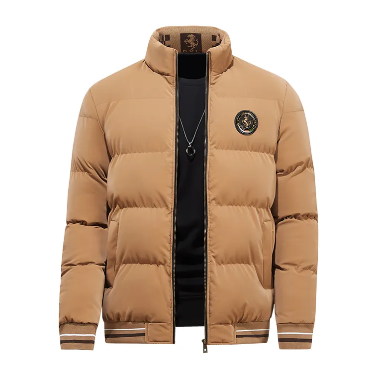 皮尔卡丹男士秋冬季外套夹克棉服立领棉衣降温穿搭棉袄高级感潮牌