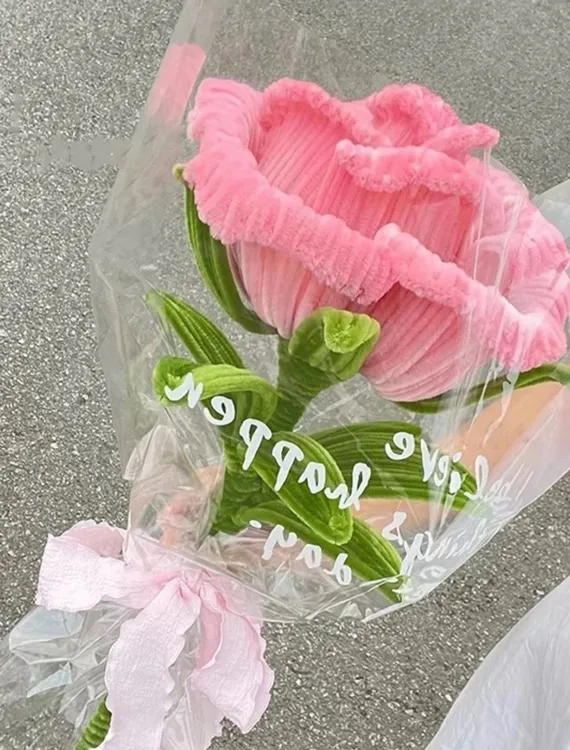 【成品】【纯手工制作】教师节扭扭棒花束超大巨型玫瑰花礼物送老师  
