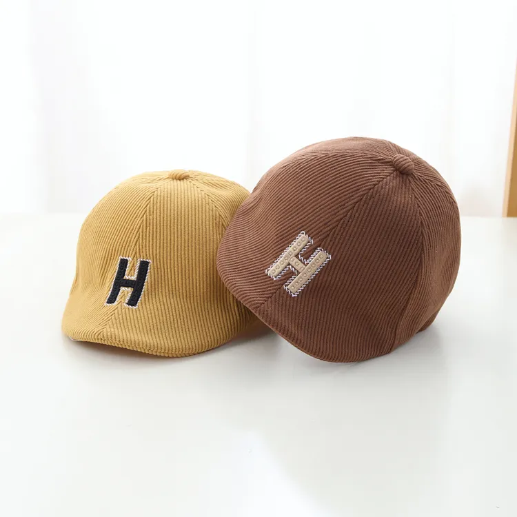 儿童帽子秋冬季男孩贝雷帽痞帅炸街男童前进帽韩版户外宝宝鸭舌帽