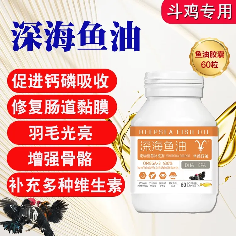 深海鱼油 斗鸡专用，促进钙磷吸收，补充多种维生素