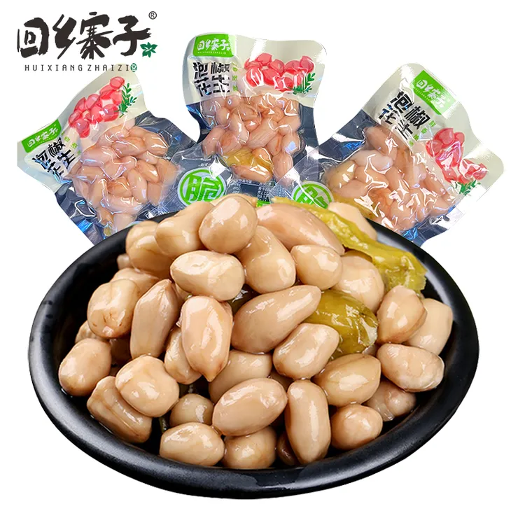 【毛小厨】回乡寨子散称花生米山椒脆笋小吃回乡零食