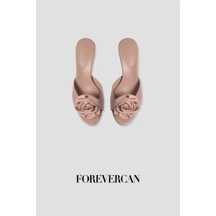 【新品彩蛋】  玫瑰花花鞋子拖鞋 正码正拍  SS25838