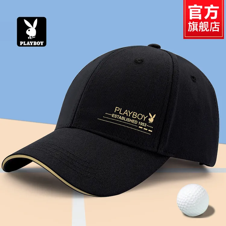 花花公子帽子男款秋冬季棒球帽硬顶潮鸭舌帽韩版男士帽子2025新款