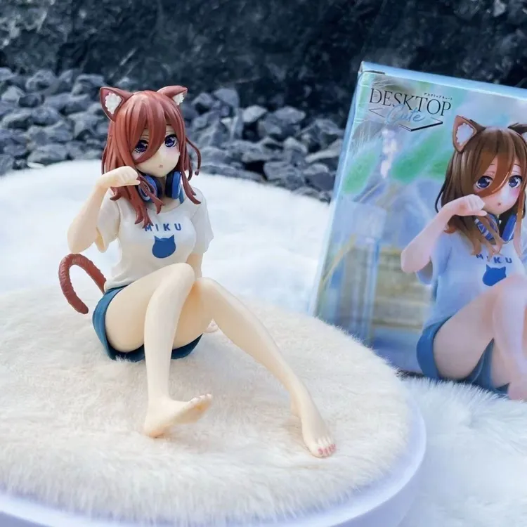 五等分的新娘  三玖 猫咪居家服 可爱桌摆 猫猫手办