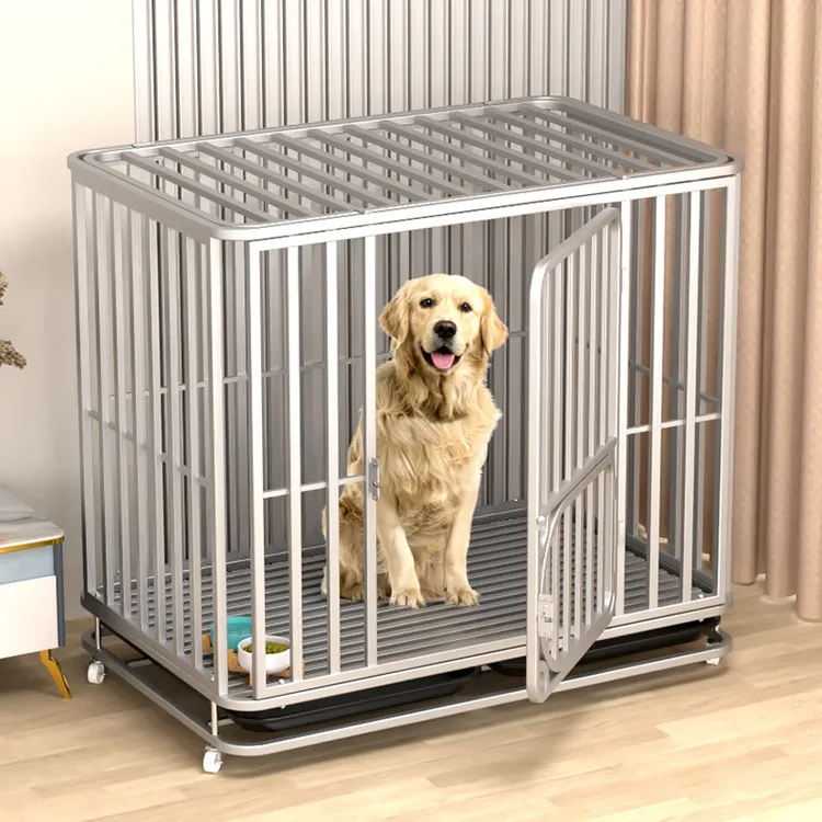 【德牧  罗威纳 杜宾 马犬 大型犬家用狗笼】狗笼子大型犬带厕所