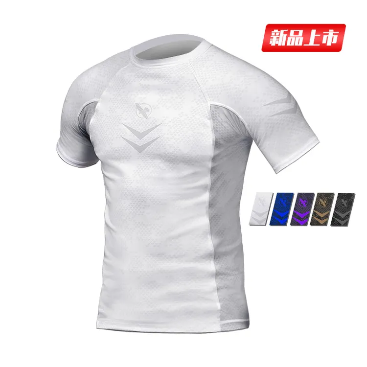 隼新款防磨衣箭头款巴西柔术男女压缩衣长袖紧身速干衣