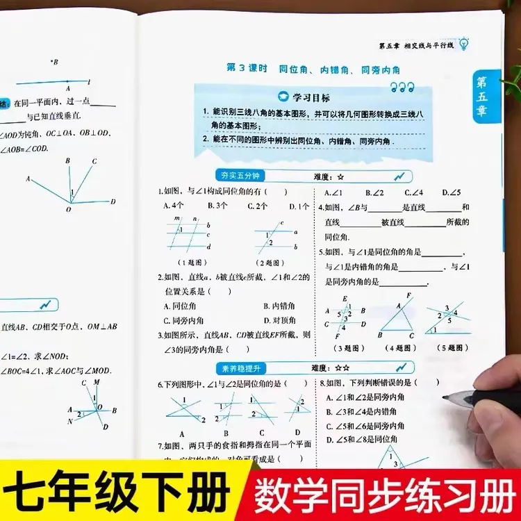 2025新版 七年级数学练习下册人教版初一专题训练同步教材练习