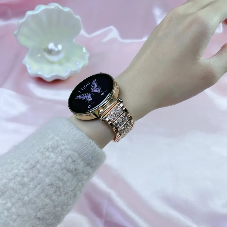 顶配【微信聊天】新款女士智能手表多功能心率蓝牙通话离线支付NFC